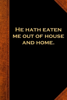 2020 Daily Planner Shakespeare Quote Eaten Out House Home 388 Pages: 2020 Planners Calendars Organizers Datebooks Appointment Books Agendas
