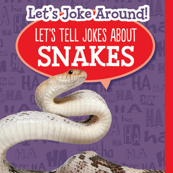 Library Binding Let's Tell Jokes about Snakes Book