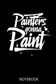 Paperback Painter Notebook: 100 Pages - Dot Grid Interior - Journal - Logbook Book