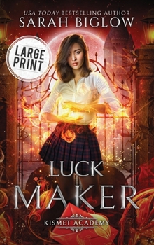 Hardcover Luck Maker: A Large Print Asian American Paranormal Academy Novel [Large Print] Book