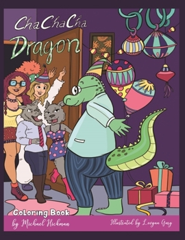 Paperback Cha cha cha Dragon: a coloring book