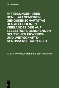 Hardcover Bad Nauheim, Vom 5. Bis 8. September 1910 [German] Book
