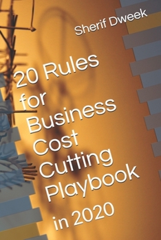 Paperback 20 Rules for Business Cost Cutting Playbook: in 2020 Book