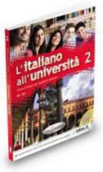 Paperback L'italiano all'universita: Libro + CD Audio 2 (Level B1-B2) [Italian] Book