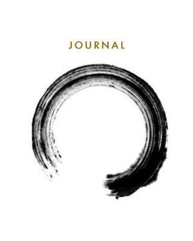 Journal: Blank Lined Notebook Zen Circle 8 X 10