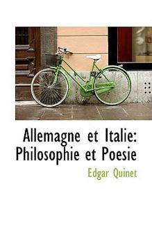 Paperback Allemagne Et Italie: Philosophie Et Po Sie Book