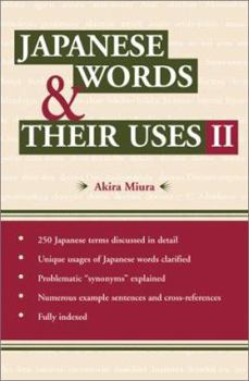 Paperback Japanese Words & Their Uses: Volume II Book