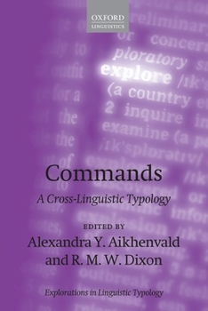 Paperback Commands: A Cross-Linguistic Typology Book