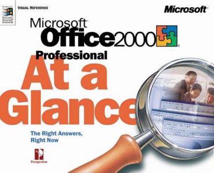 Paperback Microsoft Office 2000 Professional at a Glance Book