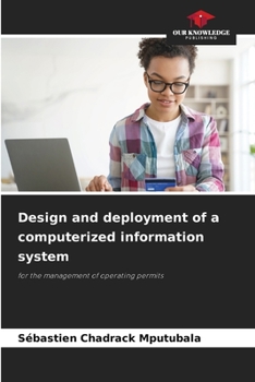 Paperback Design and deployment of a computerized information system Book
