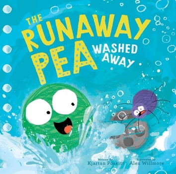 Hardcover The Runaway Pea Washed Away Book