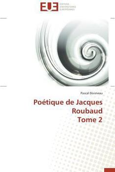 Paperback Poétique de Jacques Roubaud Tome 2 [French] Book