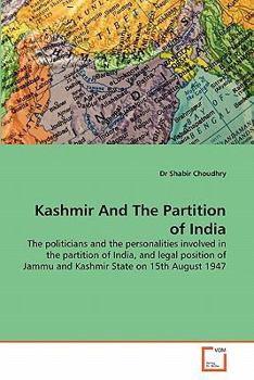 Paperback Kashmir And The Partition of India Book