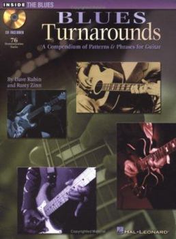 Paperback Blues Turnarounds: A Compendium of Patterns & Phrases for Guitar [With CD (Audio)] Book