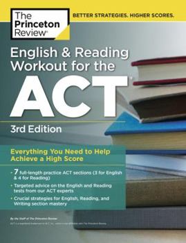Paperback English and Reading Workout for the Act, 3rd Edition Book