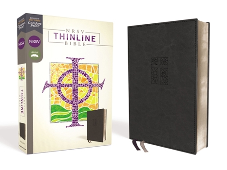 Imitation Leather Nrsv, Thinline Bible, Leathersoft, Black, Comfort Print Book