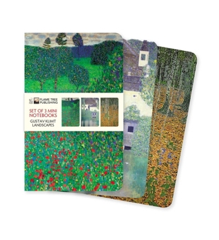 Misc. Klimt Landscapes Set of 3 Mini Notebooks Book