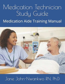 Paperback Medication Technician Study Guide: Medication Aide Training Manual Book