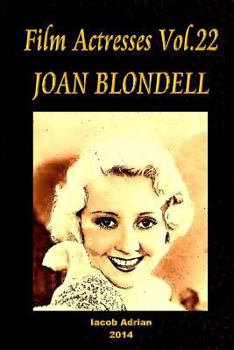 Paperback Film Actresses Vol.22 JOAN BLONDELL: Part 1 Book