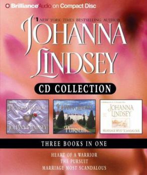 Audio CD Johanna Lindsey CD Collection: Heart of a Warrior, the Pursuit, Marriage Most Scandalous Book