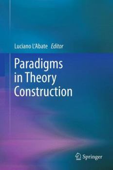 Hardcover Paradigms in Theory Construction Book