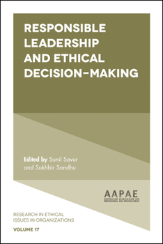 Hardcover Responsible Leadership and Ethical Decision-Making Book