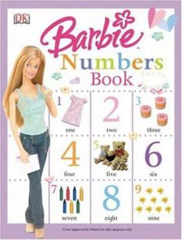 Hardcover Barbie Numbers Book