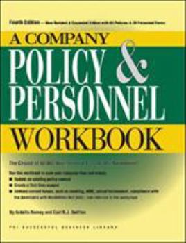 Paperback Company Policy and Personnel Workbook Book