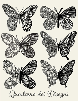 Paperback Quaderno dei Disegni: Tante pagine per schizzare, progettare, disegnare. [Italian] Book
