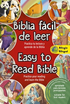 Hardcover Easy to Read Bible (Bilingual) / La Biblia Fácil de Leer (Bilingüe): Practice Your Reading and Learn the Bible [Spanish] Book