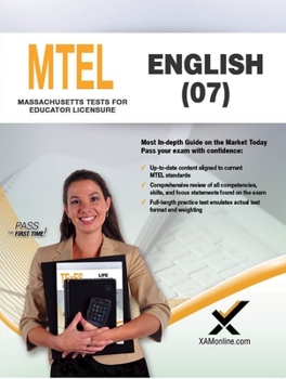Paperback 2017 MTEL English (07) Book
