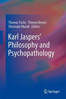 Hardcover Karl Jaspers' Philosophy and Psychopathology Book