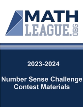 Paperback 2023-2024 Number Sense Challenge Contest Materials Book