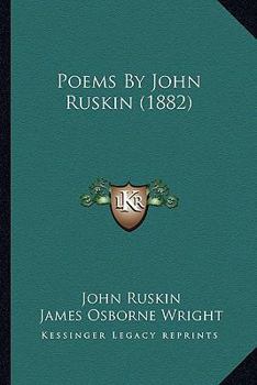 Paperback Poems by John Ruskin (1882) Book