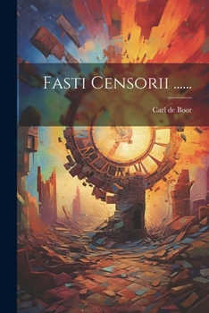 Paperback Fasti Censorii ...... [Latin] Book