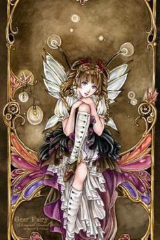 Paperback Gear Fairy Steampunk Journal: This journal features a beautiful image by artist Meredith Dillman on the cover. Pages are lined on one side and blank Book