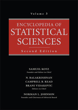 Hardcover Encyclopedia of Statistical Sciences, Volume 3 Book