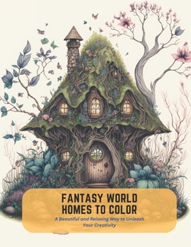 Fantasy World Homes to Color: A Beautiful and Relaxing Way to Unleash Your Creativity