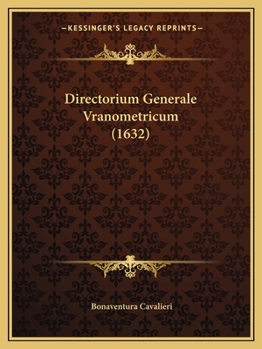 Paperback Directorium Generale Vranometricum (1632) [Latin] Book
