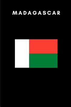 Paperback Madagascar: Country Flag A5 Notebook to write in with 120 pages Book