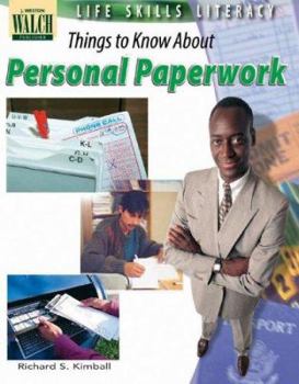 Paperback Life Skills Literacy: Things to Know Personal Paperwork Book