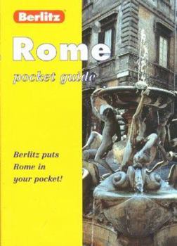 Paperback Berlitz Rome Pocket Guide Book