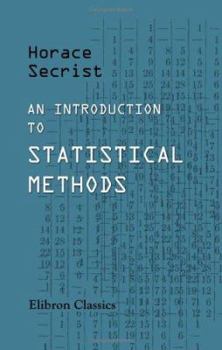 Paperback An Introduction to Statistical Methods Book