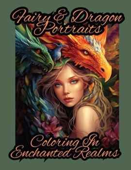 Fairy and Dragon Portraits: Coloring In Enchanted Realms
