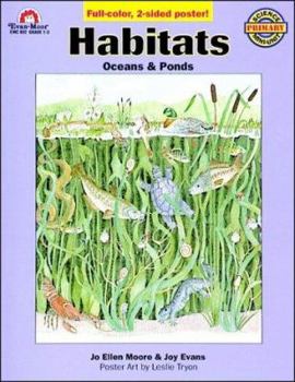 Paperback Habitats - Oceans & Ponds Book