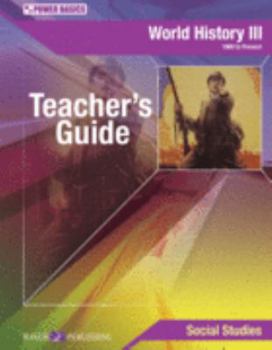 Paperback Power Basics World History III Teacher's Guide Book