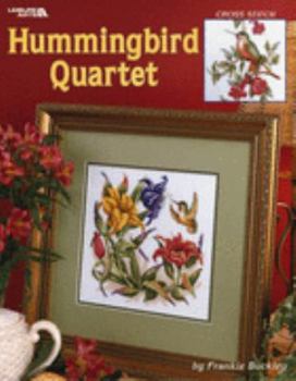 Paperback Hummingbird Quartet: Cross Stitch Book