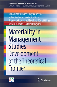 Paperback Materiality in Management Studies: Development of the Theoretical Frontier Book