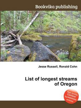 Paperback List of Longest Streams of Oregon Book