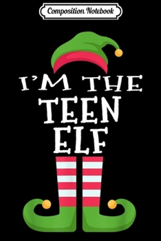 Paperback Composition Notebook: Funny I'm The n Elf Matching Group Christmas Journal/Notebook Blank Lined Ruled 6x9 100 Pages Book